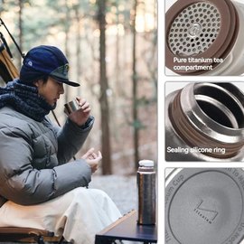 Термос Naturehike CNK230CF012 0.6 л титановый (6976507661225), изображение 2