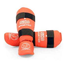 Защита для ног Sportko XL красный 331