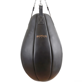 Боксерская груша BoYko BS Большая №6, кожа, 98х65 см на 4 цепях (bs0611651006)