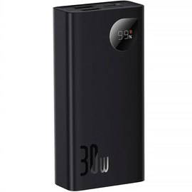 Повербанк Baseus Adaman2 Digital Display Fast Charge 10000 mAh 30W Black (PPAD040001)