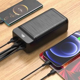 Повербанк XO PR160 80000 mAh PD20W Black, зображення 5