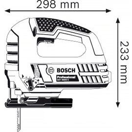 Лобзиковая пила Bosch Professional GST 8000 E (060158H000), изображение 3