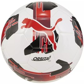 Мяч футбольный Puma Orbita 6 MS белый/черный/бордовый size 5 (084335-04), Размер: 5