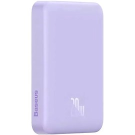 Повербанк Baseus Magnetic Mini Wireless Fast Charge 10000 mAh 20W Purple (PPCX110105), Ємність: 10 000 mAh, Колір: Purple, Потужність: 20 Вт, зображення 2