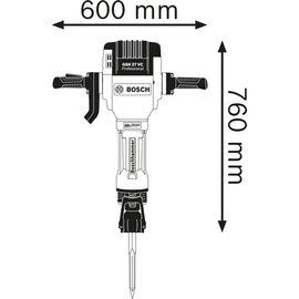 Отбойный молоток Bosch Professional GSH 27 VC (061130A000), изображение 2