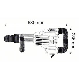 Отбойный молоток Bosch Professional GSH 11 VC (0611336000), изображение 4