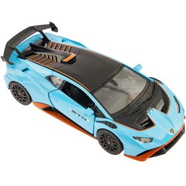 Машинка Rastar Lamborghini Huracan STO 1:32 Голубой (64300 blue), изображение 4