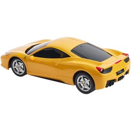Машинка Rastar Ferrari 458 Italia 1:24 Желтый (46600 yellow), изображение 3