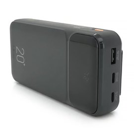 Повербанк Remax RPP-686 20000 mAh USB+Type-C+Lighting Black, изображение 4