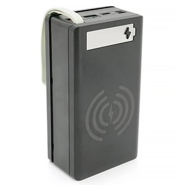 Повербанк Voltronic C12-PD-QI на 12 акумуляторів 18650 Black