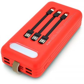 Повербанк Voltronic KKD-6W Solar 60000 mAh Red (KKD-6W-R), зображення 2