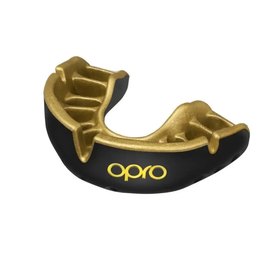 Капа для бокса OPRO Gold (возраст 11+) Black/Gold (art.102504001), изображение 2