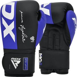 Боксерские перчатки RDX REX F4 Blue/Black 12 унций (BGR-F4U-12OZ)