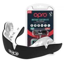 Капа для бокса OPRO Instant (возраст 11+) Black/White (art.102520001)
