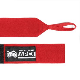 Бинты для бокса Phantom Apex Red 2.5м (PHWR2777), Цвет: Красный, Длина бинта: 2.5 м, изображение 2