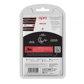 Капа для бокса OPRO Silver (возраст 11+) Black/Red (art.102502001), изображение 5