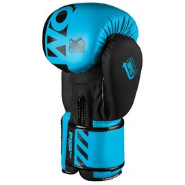 Боксерские перчатки Phantom APEX Neon Blue 10 унций (PHBG2891-10), Вес: 10 унций, Цвет: Синий/Чёрный, изображение 3