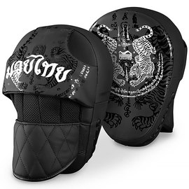 Лапы боксерские Phantom Muay Thai Black (PHPAD2737)