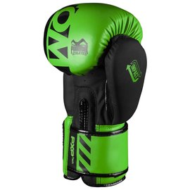 Боксерские перчатки Phantom APEX Neon Green 12 унций (PHBG2883-12), Вес: 12 унций, Цвет: Чёрный/Зелёный, изображение 3