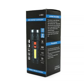 Фонарь ручной LATERNA 5W 200 люмен черный (L-822), изображение 5