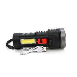 Фонарь ручной LATERNA 5W 200 люмен черный (L-822), изображение 4