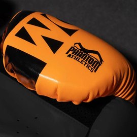 Боксерские перчатки Phantom APEX Neon Orange 10 унций (PHBG2889-10), Вес: 10 унций, Цвет: Чёрный/Оранжевый, изображение 4