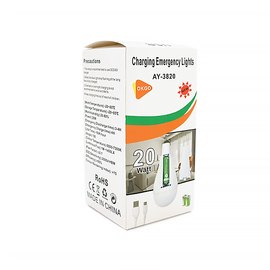 Фонарь-лампа Voltronic Emergency Bulb 20W с аккумуляторами 2х18650 (Emergency Bulb/20W), изображение 4
