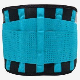 Пояс компрессионный MadMax MFA-277 Slimming belt Black/turquoise L (MFA-277-TRQ_L), Размер: L, Цвет: Чёрный/Голубой, изображение 3