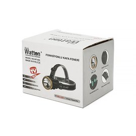 Налобный фонарь Watton 5W 300 люмен черный (WT-065), изображение 5