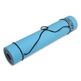 Коврик для йоги и фитнеса Toorx Yoga Professional TPE 183х60х0,6 см Azzurro/Antracite (MAT-183) 931141, изображение 6