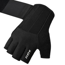 Перчатки для зала RDX W3 Black with EVA Padding M (WGS-W3B-M+), Размер: M, Цвет: Чёрный, изображение 4