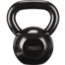 Гиря Toorx чугунная 20 кг с резиновой подставкой Black (KGV-20) 931122, Вес: 20 кг