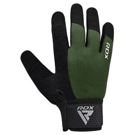 Перчатки для зала RDX W1 Full Finger Army Green S (WGA-W1FA-S+), Размер: S, Цвет: Чёрный/Зелёный, изображение 3