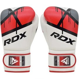 Боксерские перчатки RDX F7 Ego Red 12 ун. (BGR-F7R-12oz), Вес: 12 унций, Цвет: Красный, изображение 2