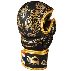Перчатки для ММА Phantom Muay Thai Black Gold L/XL (PHMMAG2939-LXL), Размер: L/XL, Цвет: Чёрный/Золотой, изображение 2