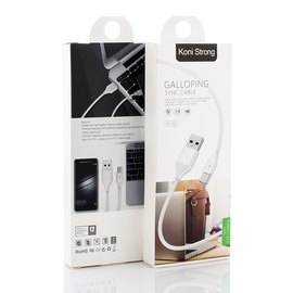 Кабель Koni Strong Micro USB KS-59m White (000002642), изображение 2