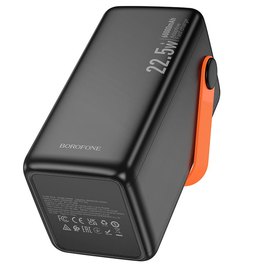 Повербанк Borofone Magnifico BJ66B 60000 mAh 22.5W Black (6941991115165), изображение 3