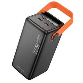 Повербанк Borofone Magnifico BJ66B 60000 mAh 22.5W Black (6941991115165), изображение 4