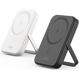 Повербанк XO PR242 PD20W Magnetic wireless 15W 5000 mAh Білий (6920680857234), Колір: Білий, зображення 3