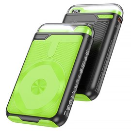 Повербанк Borofone BJ69 Skillful PD20W 10000 mAh Черный (6941991115806), Цвет : Черный/Зеленый, изображение 2