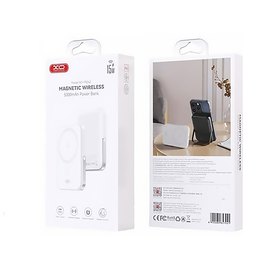 Повербанк XO PR242 PD20W Magnetic wireless 15W 5000 mAh Білий (6920680857234), Колір: Білий, зображення 5