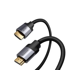 Кабель Baseus HDMI Enjoyment Series 4khd Male To 4khd Male 2m, 4K Black (CAKSX-C0G), Длина: 2 м, изображение 2