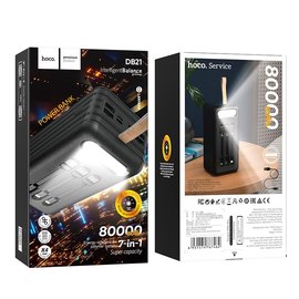 Повербанк HOCO DB21 80000 mAh Black (6931474767462), изображение 6