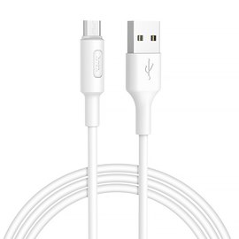 Кабель Hoco Micro USB X25 1m White (000000290), Цвет: White