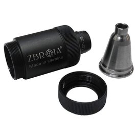 Пламегаситель Zbroia для AR-15 кал. 223 Rem (5,56/45), резьба 1/2"-28 UNEF (Z8.5.16.002), изображение 3