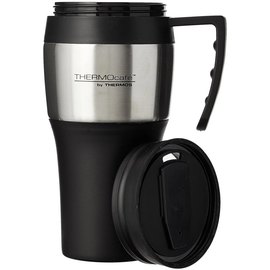 Термокружка Thermos THERMOcafe 0.4 л черная (2010 DF SS), изображение 3
