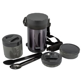 Термос для еды Thermos с контейнерами 1.3 л черный (1800-JBG), изображение 3