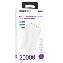 Повербанк Borofone BJ56A Graceful 22.5W+PD20W 20000 mAh Белый (6941991111839), Цвет : Белый, изображение 4