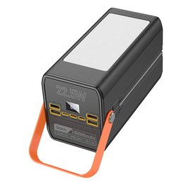 Повербанк HOCO DB49 Action 22.5W fully compatible with light 100000 mAh Black (6942007614016), изображение 3