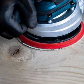Шлифовальная бумага Bosch Expert C470 с 8 отверстиями для эксцентриковых шлифмашин, 125 мм, G 240, 50 шт/уп (2608900914), изображение 4